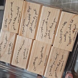 Curvy Verses Stampin Up set of 8